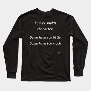 Build Character Long Sleeve T-Shirt